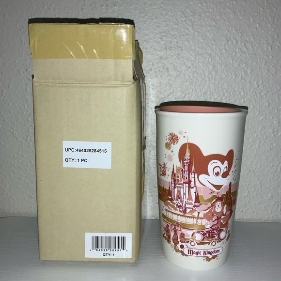 Disney Starbucks Travel Tumbler - 50th Anniversary Vault - Magic Kingdom - Picture 6 of 6